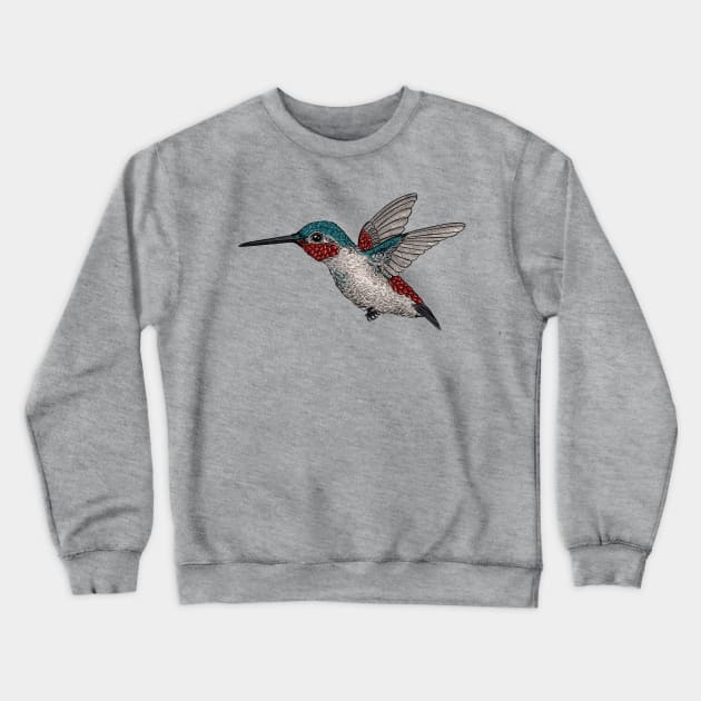 Hummingbird 2 Crewneck Sweatshirt by katerinamk